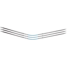 addi Flexiflips2 [Squared] Long Flexible Double-Point Knitting Needles, Set of 3 (US 8 (5mm))