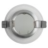 SEBSON 6x Downlight type 14 Bathroom IP44, Aluminium, Silver, LED/Halogen