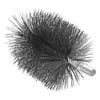4 inch Chimney Brush, Round Steel Wire Fireplace Flue Pipe