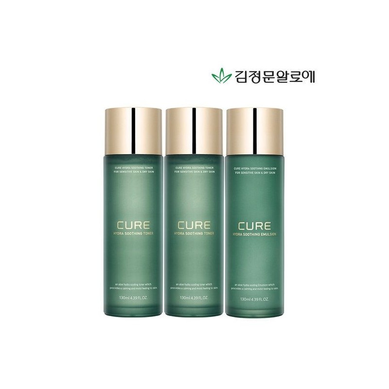 Kim Jeong-moon Aloe Cure Soothing Toner x 2 + Emulsion