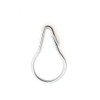 BSSTORE Shower Curtain Hooks Diameter 3cm Pack of 12 Galvanised