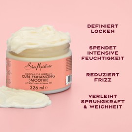 Shea moisture coconut and hibiscus curl enhancing smoothie, 355 ml.
