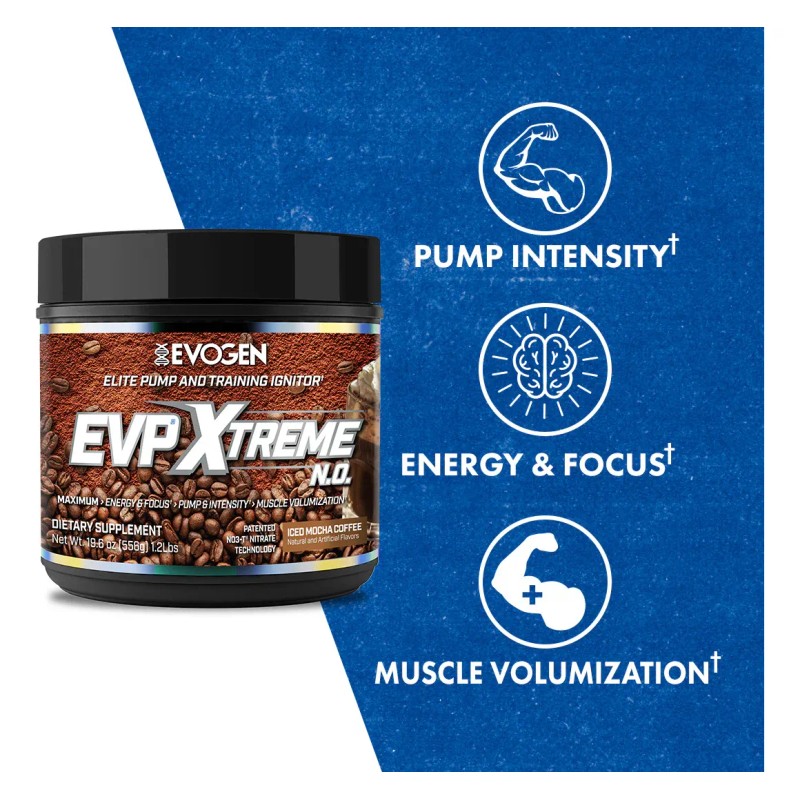 Evogen Evp Xtreme 40 Servicios Sabor Mocha Cafe