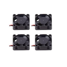 RANIT 4 Pcs 30mm x 30mm x 10mm 3010 DC Cooling Fan 24V 2 Pin Fan for 3D Printer Computer Case Fan