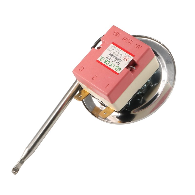 Sourcingmap NC AC 250 16A 30-85C Temperature Control Switch Capillary