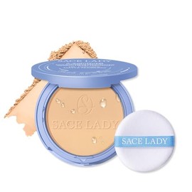 SACE LADY Polvo Compacto Waterproof Base de Maquillaje Mate, Control de Brillos y Grasa, Resistente al Agua, Larga Duración，10 g Beige Natural (02)