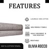 Olivia Rocco Pack Of 2 Bath Sheets Everyday 100% Cotton