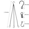 Hanging Baskets Chains 23 Inches 3 Leads Hanging Chains Flower