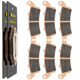 Caltric Brake Pads for Honda 1800 VTX1800 Front Rear Brakes 2002-2011