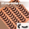 SISIYDY Mink Lashes Fluffy Cat Eyelashes Wispy Dramatic Volume 3D