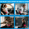 Lumbar Support Pillow for Office Chair - Back Pain Relief,