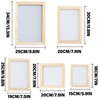 5 Pieces Paper Making Frame Wood DIY Natural Paper Craft