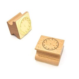 Amazing child Montessori Mini Wooden Clock Stamp (45mm face)