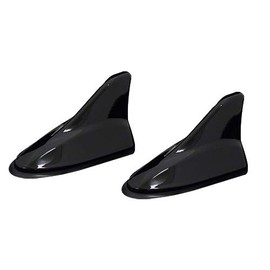 Dream Maker Full Seg Portable Navigation Shark Antenna Set of 2 [PNOP-ANS01B] (Black)
