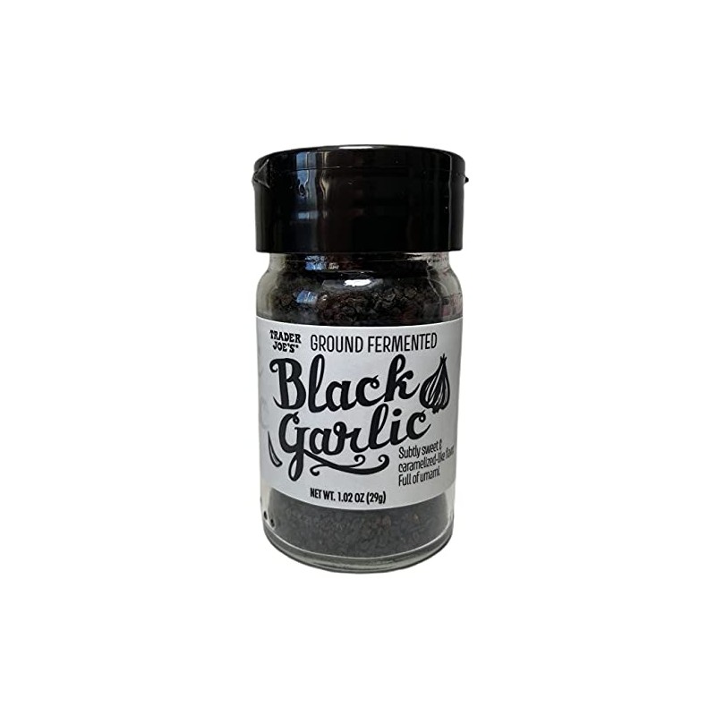 Trader Joe's Ground Fermented Black Garlic, 1.02 oz (Pack of