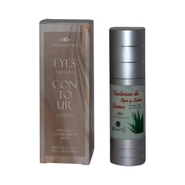 Crema Contorno de Ojos y Labios 35 ml - Aloe Vera Eye and Lip Contour Cream by Cosmonatura