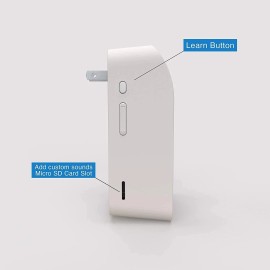 Ecolink Z-Wave 700 Home Security Chime + Siren S2 Battery Backup (ISZW7-ECO) NEW