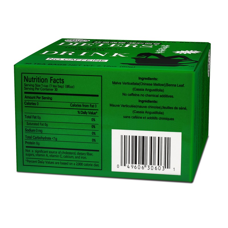 Dieters' 100% Natural Herbal Drink, Caffeine Free by China Green