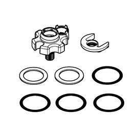 GROHE 46345000 | Fastening Set, Silver