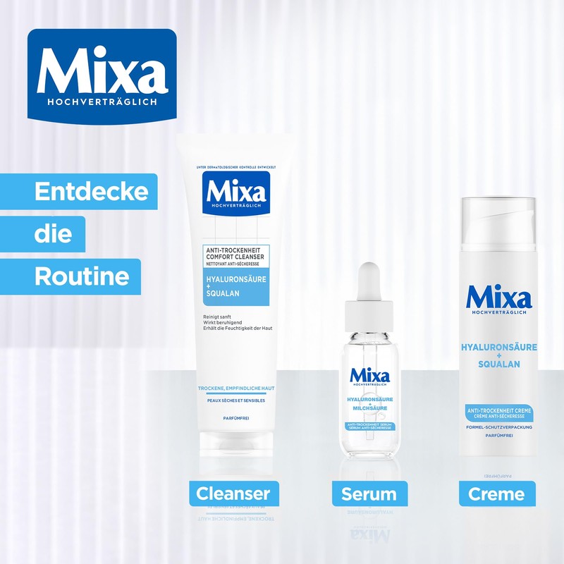 Mixa Anti-dryness cream, face cream for dry, sensitive skin, with