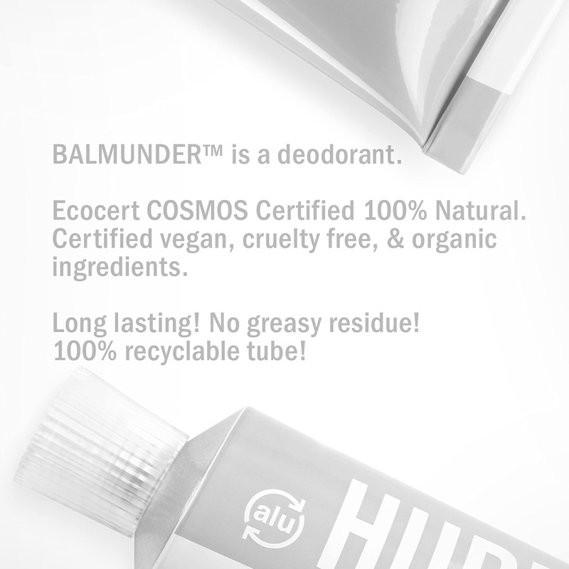 Hurraw! Balmunder Deodorant: 100% Natural body odor control that works