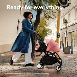 Stokke YOYO 0+ Newborn Pack, Air France Blue - Includes Mattress, Extendable Canopy & Five-Point Harness - Requires YOYO3 Frame (Sold Separately)