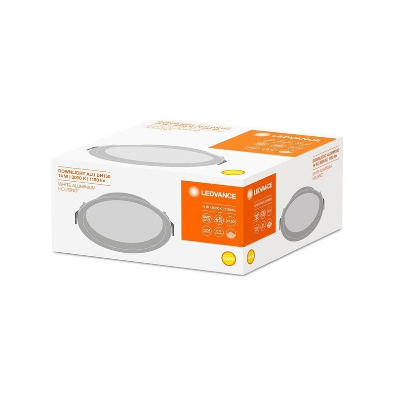 Ledvance LED Downlight Alu DN150 14W 1190lm 100D - 830