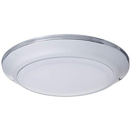 Westinghouse 6322700 Large LED Indoor/Outdoor Dimmable Surface Mount Wet Location, Brushed Nickel Finish with Frosted Lens