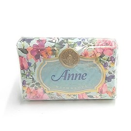 Anne - Gift Soap Bar For Her Birthday Rose Scent Mum Grandmother Cleanser Lather Present Girl