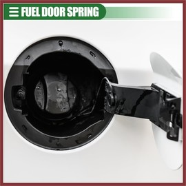 HEROFFIX Fuel Door Spring, Gas Cap Door Cover Spring, Gas Tank Doors Cover Spring, for Ford F-150 09-14, for Lincoln MKZ, for Mercury Milan, Iron, 4L3Z-9927936-BA, Silver Tone Replace Parts