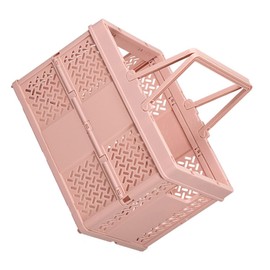 Sosoport Handheld Storage Bin Small Items Holder Desktop Organizer Cosmetics Storage Basket