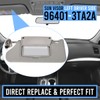 Sun Visor Left Driver Side LH with Mirror and Light