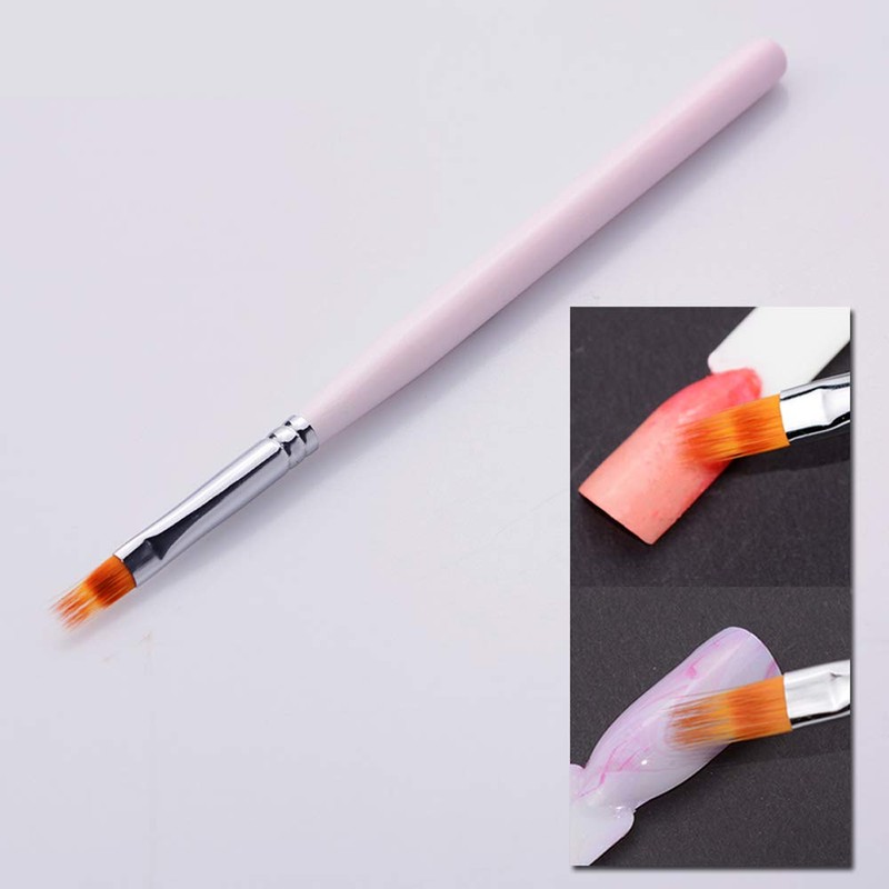 1Pc Professional Nail Art Brush/Manicure Gel Polish Brush/Gradual Color Blooming