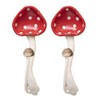 RockTrend Mushroom Shape Ceramic Soup Spoon Desseert Spoon-Set of 2
