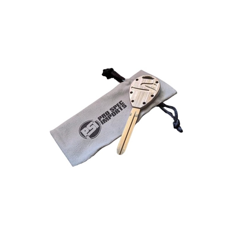 PRO SPEC IMPORTS - 'Machine Finish' Billet Titanium Key for