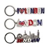 SAJAK 12X London Skyline Keyrings – 3D Metal Collectible Keychains