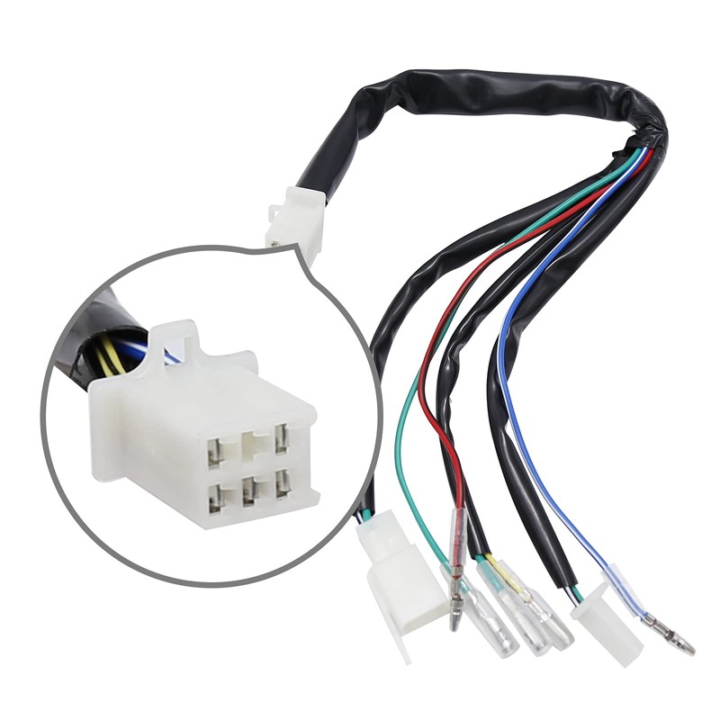 Hoypeyfiy 5 Wiring Loom Kill Switch Coil CDI Spark Plug