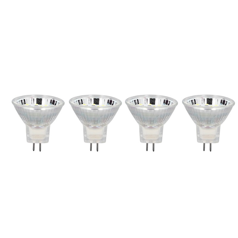 4PCS MR11 12LED Light Bulb 2W 300LM Spot Light Bulb