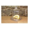 West5Products Glass Cloche Bell Jar With Glass Base H 10cm