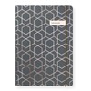 Matilda Myres Notebook - A5 Lined - Grey & Rose