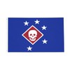 Mar-ine Raiders flag Double Sided Banner 3x5FT Banner Breeze Flag