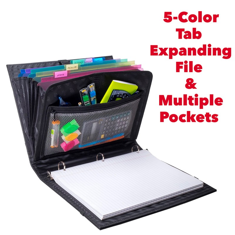 Case-it Pro Padfolio Portfolio Binder, 1 inch D-Ring Binder -