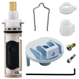 1222 Replacement Cartridge with 116653 Handle Adapter Kit for Moen, Compatible with One Hanlde Posi Temp Faucet