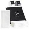 JF.kitchen® 12 fabric napkins with folding instructions (English language not