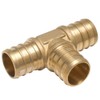 3/4 x 3/4 x 3/4 Inch PEX Barbed Tee Connector