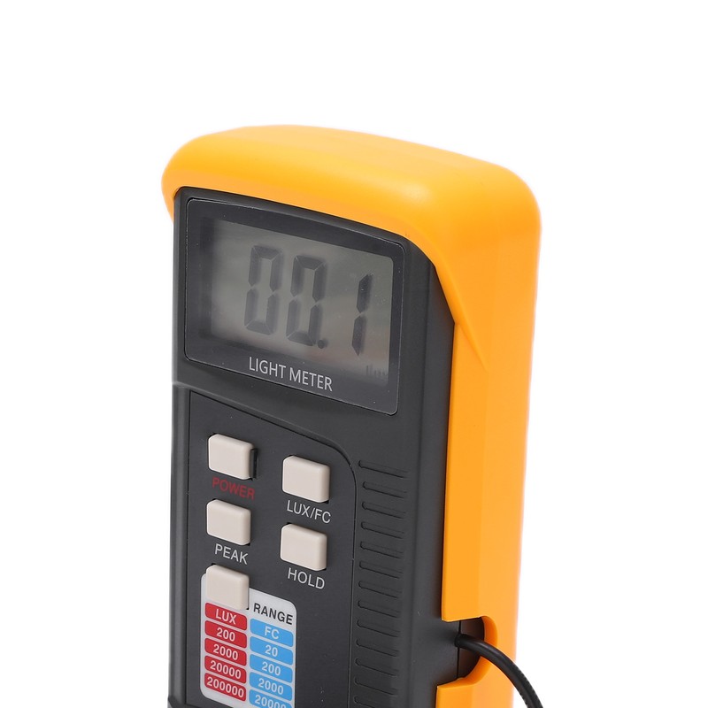 LX1330B Handheld Illuminance Meter Digital Light Meter Photometer 0.1 Lx~200000Lx