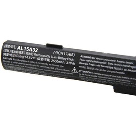 AL15A32(4ICR17/65) KT.00403.025 KT.004B3.025 Laptop Battery Compatible with Acer Aspire E5-422 E5-573 E5-573T E5-522 E5-473A E5-473G E5-474G F5-572G E5-573G E5-574 E5-574G E5-773 E5-773G (14.8V 37Wh)