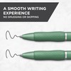 SHARPIE S-Gel, Gel Pens, Medium Point (0.7mm), Green Barrel, Black