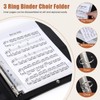 Sheet Music Folders Choir Binder: Piano Music Sheet Holder Storage
