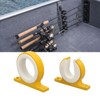 2 Pcs Fishing Rod Holder Horizontal Vertical Aluminium Boat Mounted